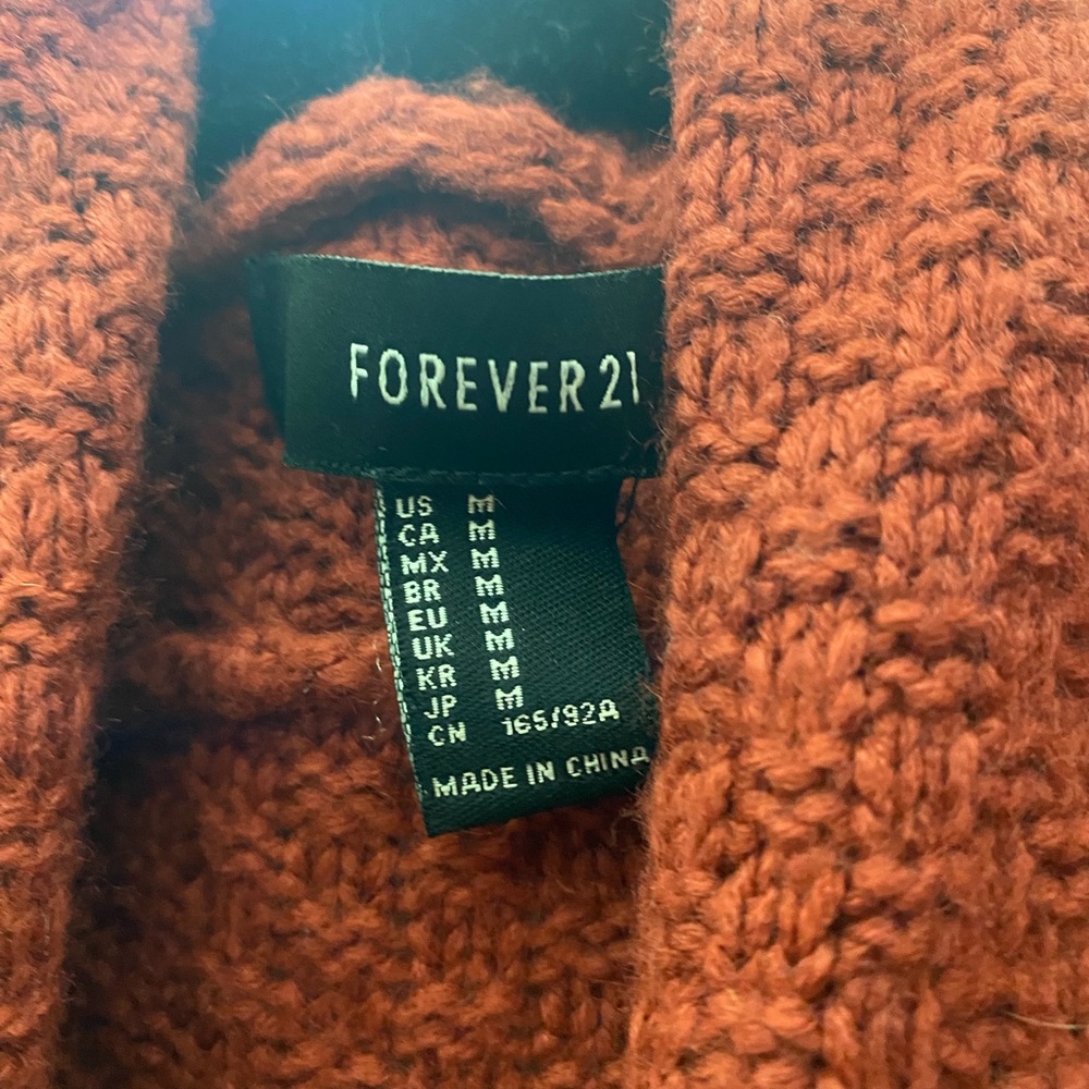 Cozy Rust Sweater - Picture 2 of 2